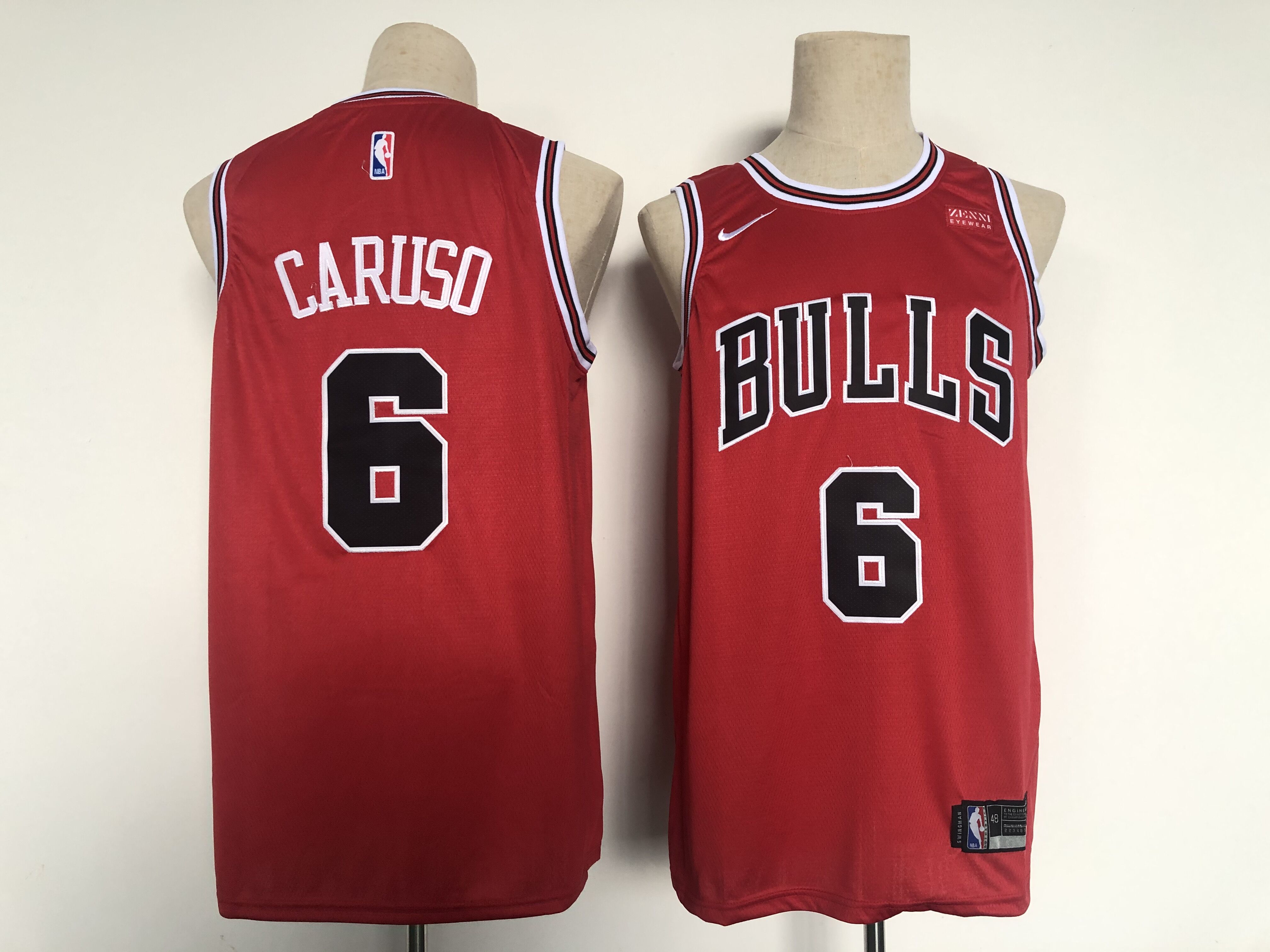 2022 NBA Men Chicago Bulls #6 Caruso red Nike Jerseys